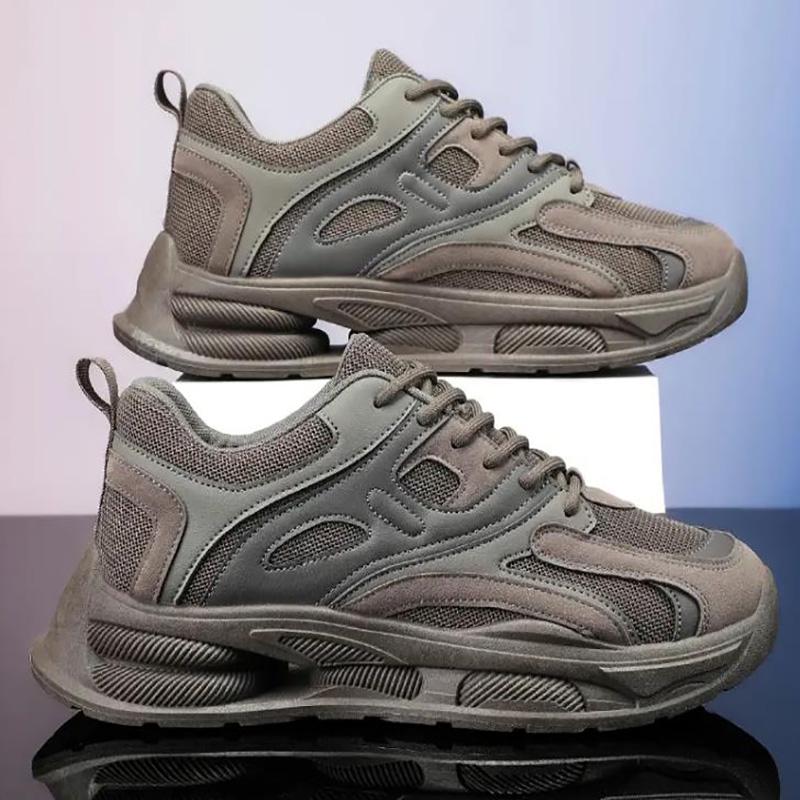 

Men s Vulcanize Sneakers New Mesh Fashion Retro Casual Comfortable Lace Up Running Shoes Zapatillas De Hombres Deportivas 39 серый