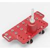 Shelf Pin Hinge Jig 2 in 1 Self Contained Clamping All Metal Cabinet Hardware Tool Drilling Guide