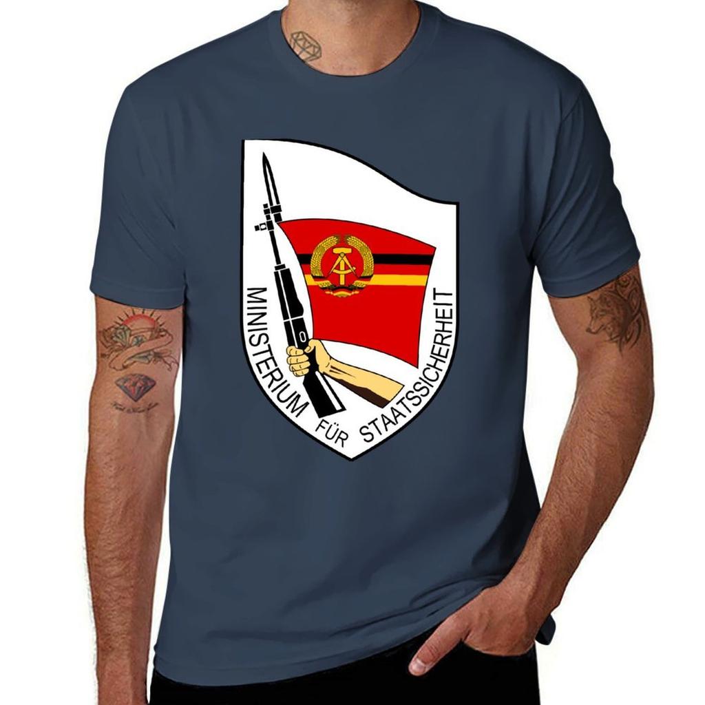 Stasi Ministry State Security Gdr Ddr East Gerunisexy Tshirt Plus Size Summer Short Sleeve Tshirt