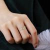 Fashion Ring Plated Suspended Carved Rose Flower Ring End Ring For Women, Tail Ring, Valentine's Day Gift