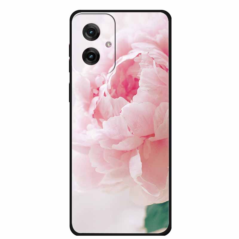 Etui do Motorola Moto G55 5G Luksusowe Miękkie Silikonowe TPU Tylna Osłona Etui na Telefon dla MotoG55 Ochronne Odporne na Wstrząsy Kolorowe Fundas