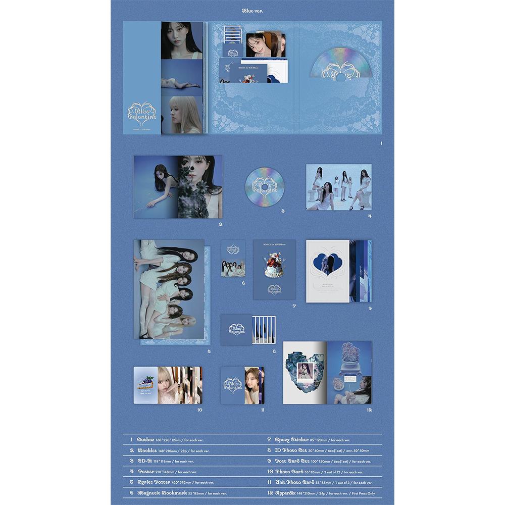 NMIXX 1st Full Album - Blue Valentine (Photobook Ver.)