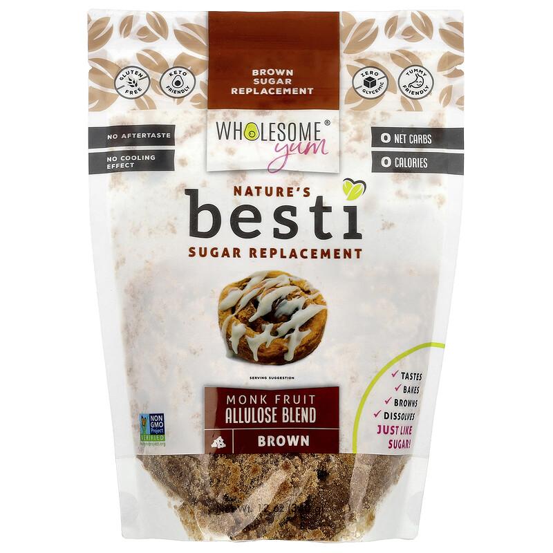 Besti, Remplacement du Sucre Brun, Mélange Allulose Fruit du Moine, 12 oz (340 g)