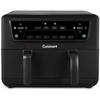 CUISINART Oil-Free Fryer - Airfryer AFD10OBLE - Capacity 10.4L - Double Baskets - Black - 2400W