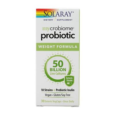 Mycrobiome Probiotic Weight Formula 50 Milliarden, 30 magensaftresistente Gemüsekapseln
