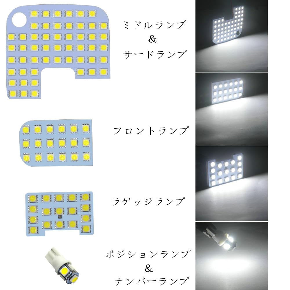 NASSKA LED Room Lamp, Nissan, NV350 Caravan, E26 Series, GX/DX, White, 6,000K, NISSAN NV350,