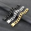 21mm Width Personalized Shiny Men's Women's Bracelet Stainless Steel Cuban Chain Punk Style Jewelry Street Accessories