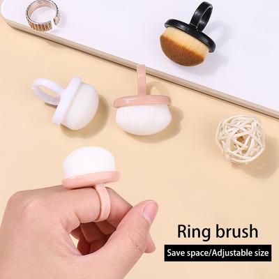 Kunststoff Nägel Kunst Staub Reinigungsbürste Schnallenbürste Oval Gel Staubreinigung Make-up Ringförmige Bürste Maniküre Werkzeuge