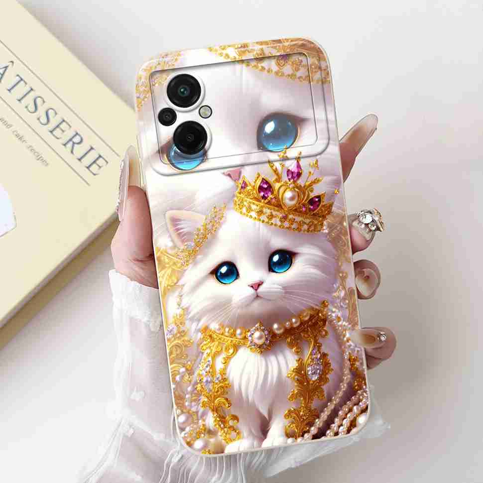 For Xiaomi Poco M5 4G Case Fashion Painting Flower Soft Silicone Back Cover For Xiaomi PocoM5 POCO M5 4G Shockproof Phone Cases
