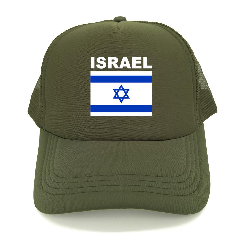 Israel Flag Trucker Cap Summer Unisex Cool Country Israeli Hat Baseball Caps Unisex Outdoor Mesh Net Caps