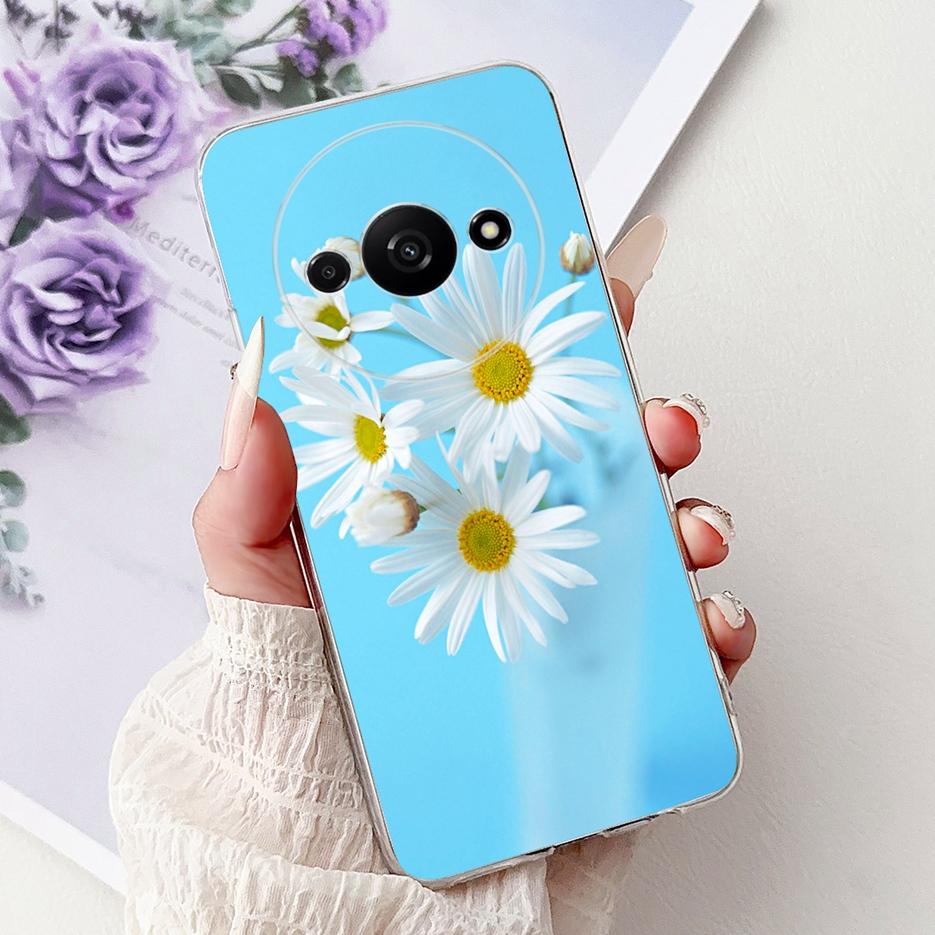 For Xiaomi Redmi A3 A3x Case RedmiA4 New Fashion Painted Cover Clear Silicone Soft Slim Phone Case For Xiaomi Redmi A3 Pro Shell