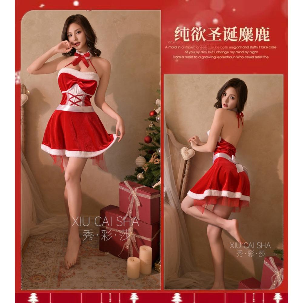 Sexy Lingerie Christmas Clothing Christmas Uniform Suit Cosplay Sexy Clothes Seduction Abstinence Pajamas Women