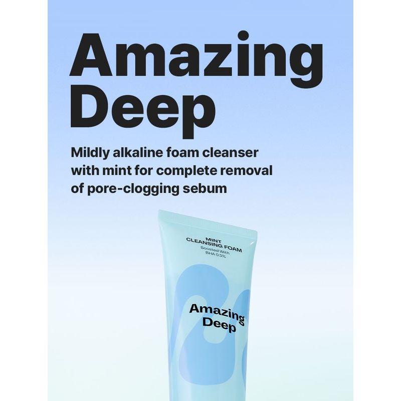 MAMONDE - Amazing Deep Mint Cleansing Foam