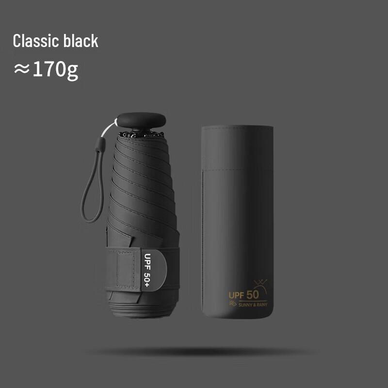 Easily Five-Fold Ultra-Light UPF50+ Portable Pocket Sun Umbrella