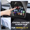 Car Central Control Screen Tempered Glass Film for Tesla Model 3 Y Juniper Highland Anti-Scratch HD Clarity Film Accessories