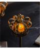 American Style Wrought Iron Crown Candlestick Ornament for Dining Table or Hotel Decor