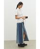 Record Wide Denim Skirt_Rqkaa25518Bux