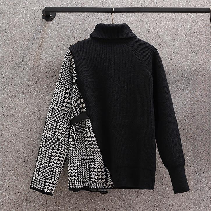 Autumn Winter New Women Fashion Casual Big Plus Size Vintage Loose Long Sleeve Knitted Sweater Top M-4XL