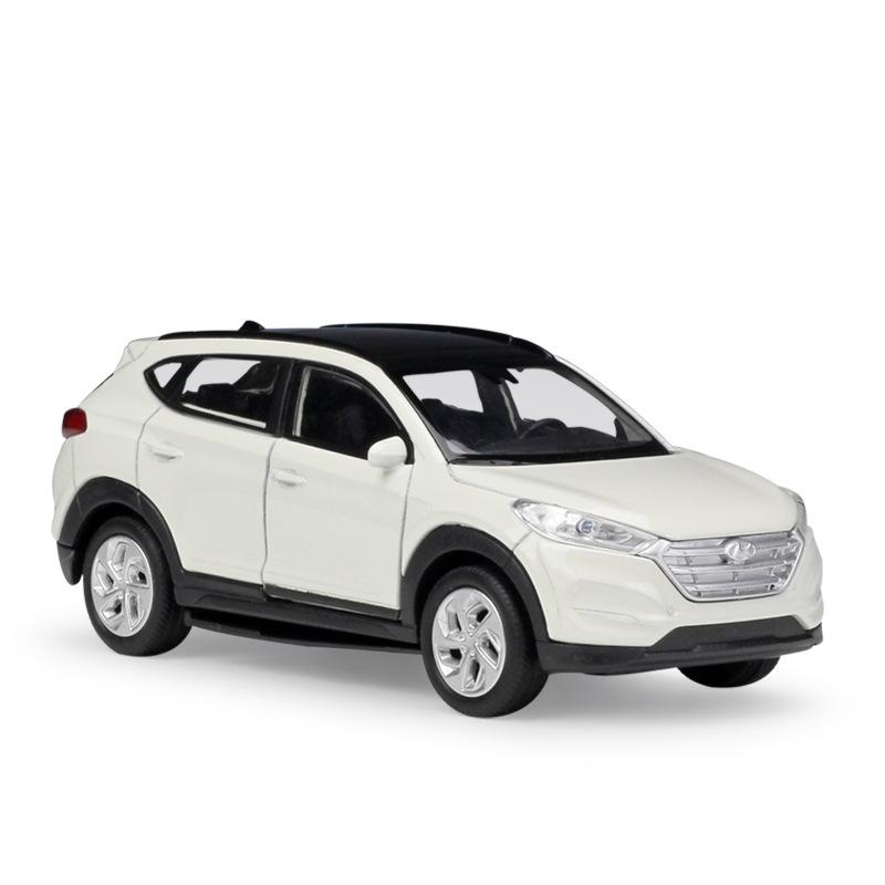 1/36 Hyundai Tucson SUV hračka model auta Welly odlitek z lehkých slitin miniaturní natahovací sběratelský dárek pro děti chlapce a dívky