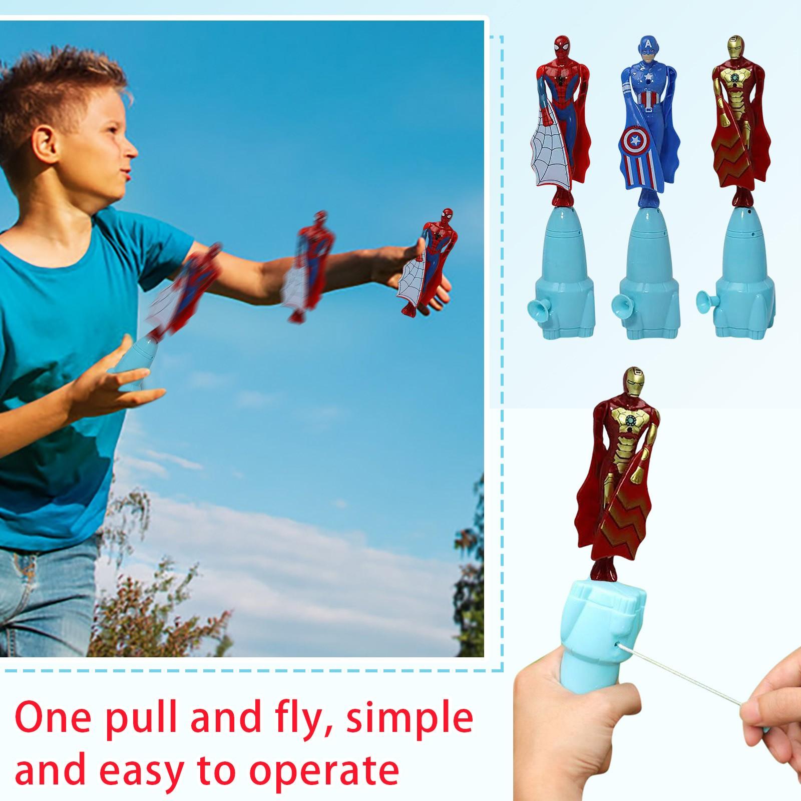 

Flying Rotating Pull String Toy One Size