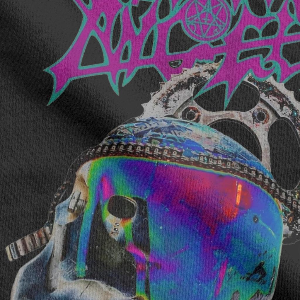 Morbid Angel T-Shirt for Men Band Leisure Cotton Tee Shirt Crewneck Short Sleeve T Shirt Plus Size Clothing