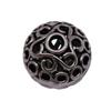 Floral Edge Spacer Beads Ornate Metal Small Hole Charms For Bohemian Beading Supplies