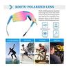 [KOOTU] Sunglasses Sports Polarized Cycling Glasses Men or Women Bike Eyewear Driving Baseball Sunglasses Color Dots