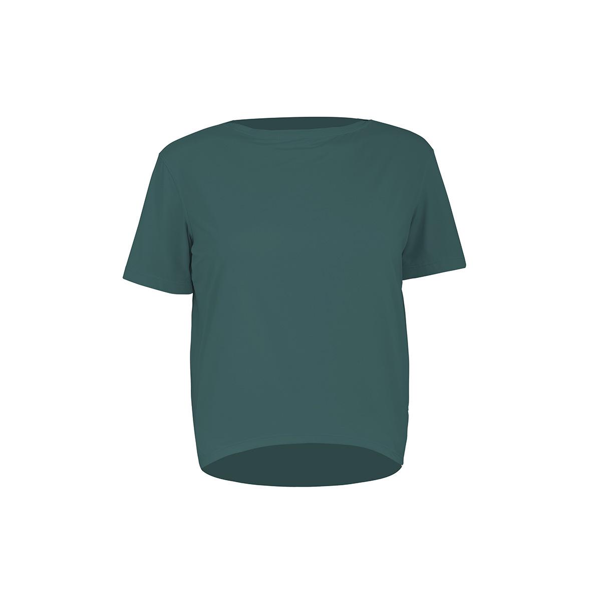 Women s Quick-Dry Breathable Yoga T-Shirt - Round Neck, Short Sleeve Fitness Top XXL