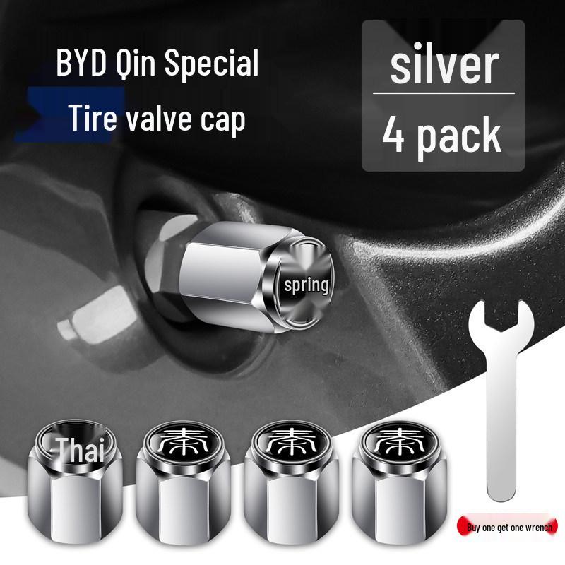 BYD Car Tire Anti-theft Metal Valve Stem Cap