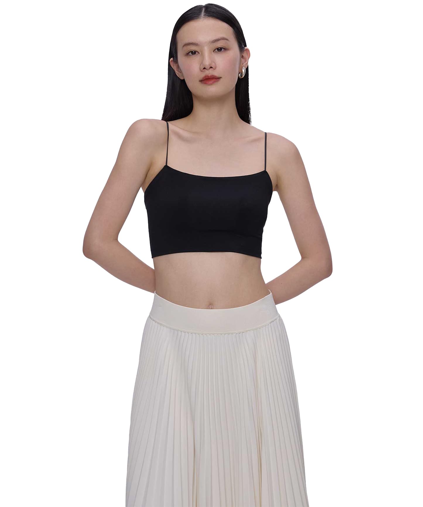 

Our Wacoal Short Camisole with Outerwear Functions as a Top and Underwear in Creates a Beautiful Bust BL Cups, Top, One, Cup-In Wear, Silhouette,