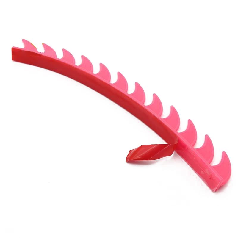 Gummi für Scootor Dirt Bike Motocross Bikes Helm Mohawks Spikes Motorrad Helme Mohawk-Aufkleber 6 Farbe reflektierend