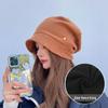 Women's Korean-Style Versatile Warm Octagonal Hat for Autumn & Winter