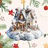 Kreativer Weihnachtsbaum Weihnachtsmann Acryl Hängeornament Autoanhänger Heimdekoration