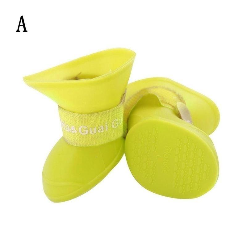 4 pezzi/set stivali per cani scarpe antiscivolo impermeabili per animali domestici