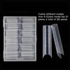 Extra Long C Curve Half Set Nail Tip Extra Long Straight Square Tip With Case