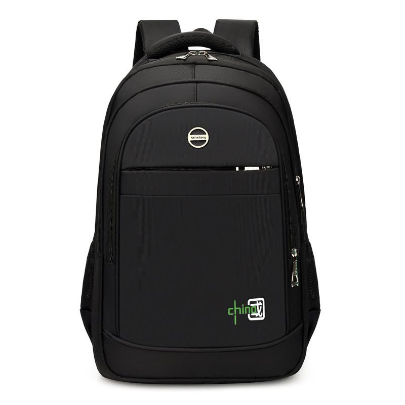 Chinese style business student backpack multi-functional backpack junior high school student schoolbag computer bag outdoor travel bag