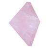 1PC Pink Crystal Rose Quartz Pyramid Carving Figurines Home Decoration Furnishing Article