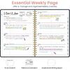 2026 Planner, Weekly and Monthly Planner for Women, Jan 2026 - Dec 2026 Pretty 2026 Calendar Planner with Monthly Tabs, Inner Pocket, Spiral Binding,