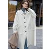 Mocana Women's Elegant Long Wool Blend Coat