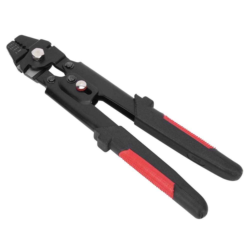 

Wire Rope Crimper Carbon Steel Hand Cable Crimping Plier 0.12.2mm Crimp Range