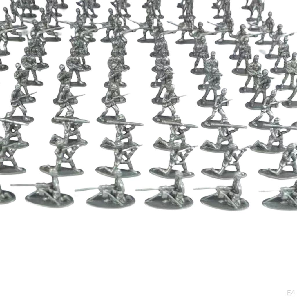 100Pcs Figurines Model Kit Sufficient Delicate for Decor Gift Role Playing