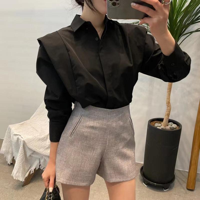 Fashion Long Sleeve Loose Blouses Street Office Elegant Tops Shirt OL Women's Shirt Autumn 2025 New Chic Women Blouses and Tops Shirts 2952