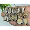 Natural Asteroid Jasper Matched Pair Oval Cabochon Loose Gemstone 7 Pair Lot A-69