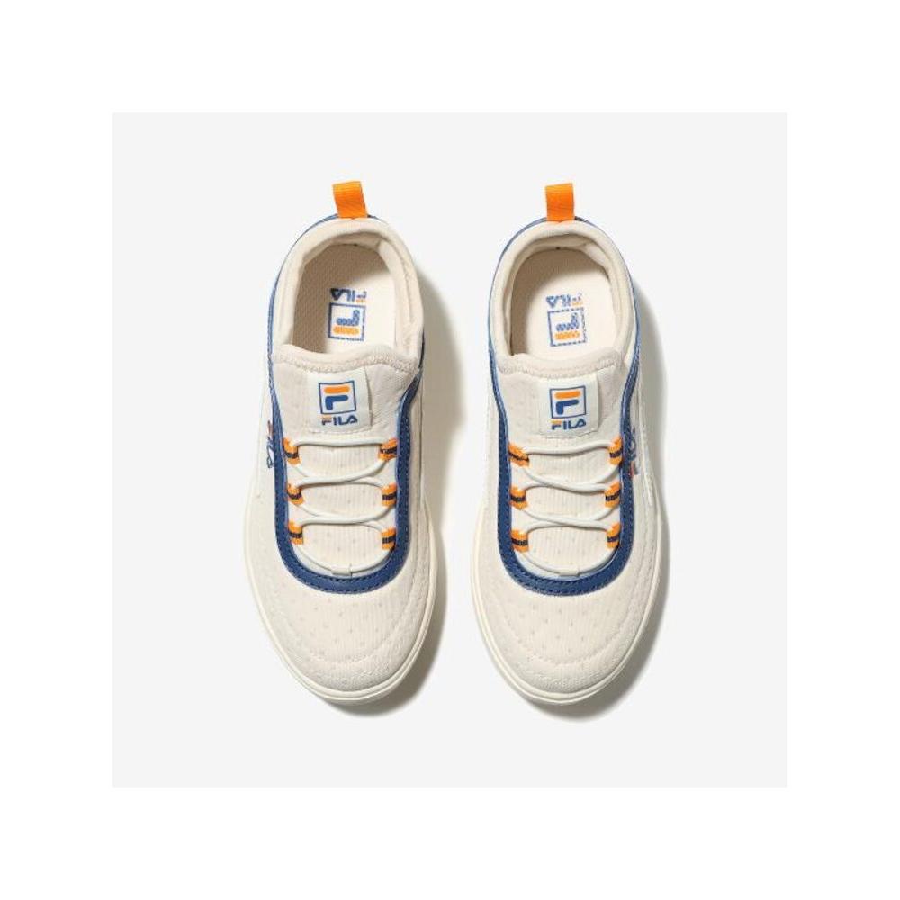 [fila Kids] Kids Classic Border Aqua Sandals  3xm01802e 100  Q0z3xm01802e100