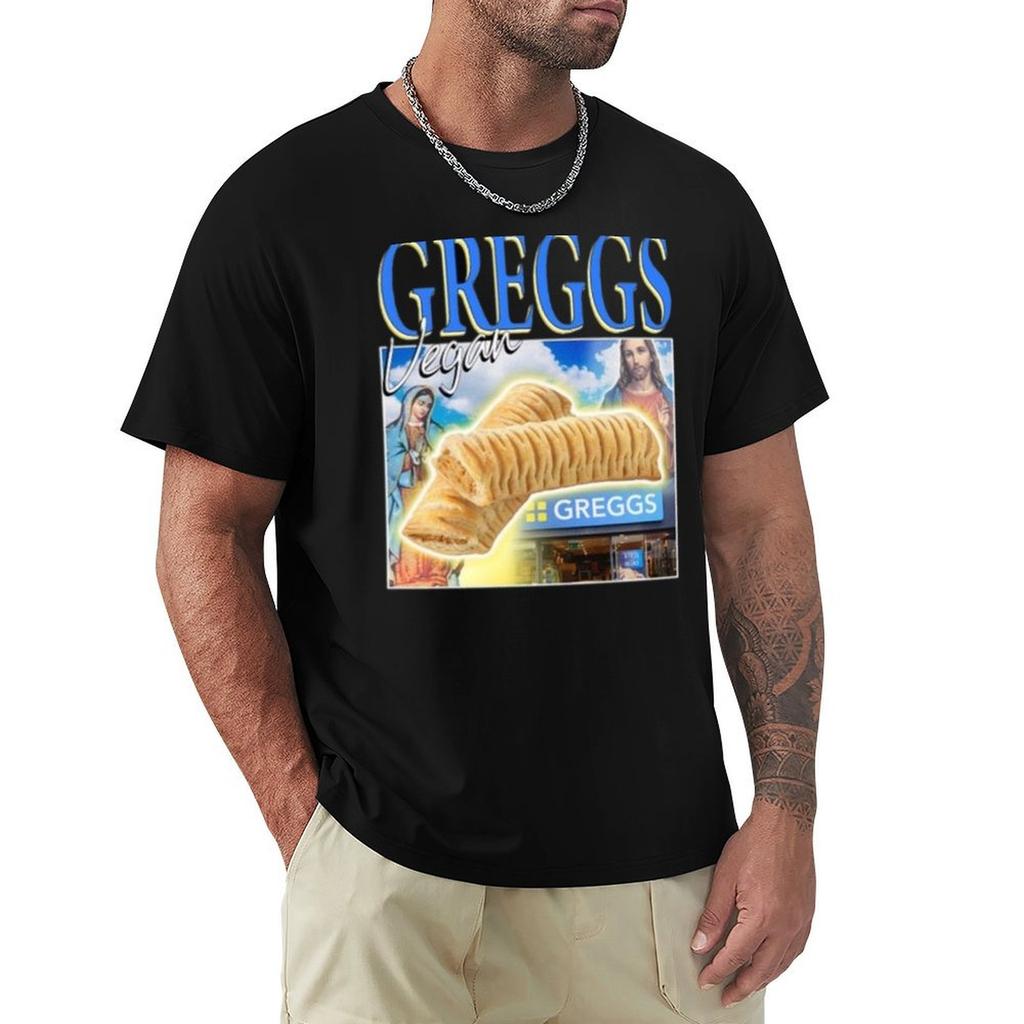 Greggs Vegan Tshirt Sporty Casual Quick Dry Tshirt