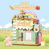 Non-Toxic Sembo City Streetscape Assemblage Building Blocks Dessert Burger Flower Shop Model Bricks Children Toys Kids Birthday Holiday Gifts