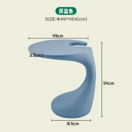 Unique Coffee Table Home Ornament Portable Modern Coffee Table Bedroom Nordic Round Korean Luxury Circle Mesa Centro Room