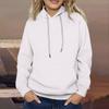 Women's Long Sleeve Oversized  Oversized Drop Shoulder Sleeves Women's Hooded Plush Sweatshirt