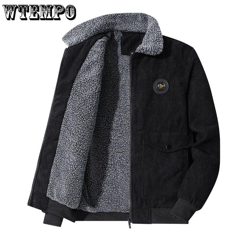 Corduroy Cotton-padded Jacket Men's Casual Cotton-padded Jacket Loose Bread Jacket Winter Coat
