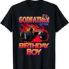 Godfather of the Birthday Boy Monster Truck Birthday Novelty T-Shirt (2)